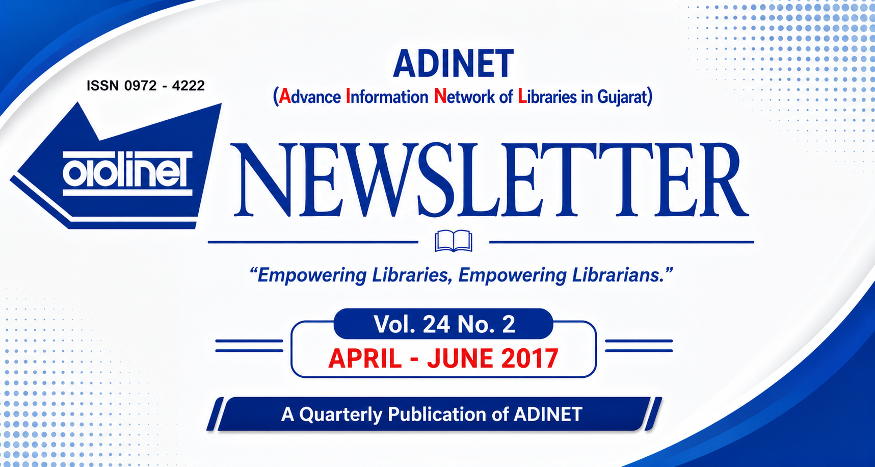ADINET Newsletter April-June 2017