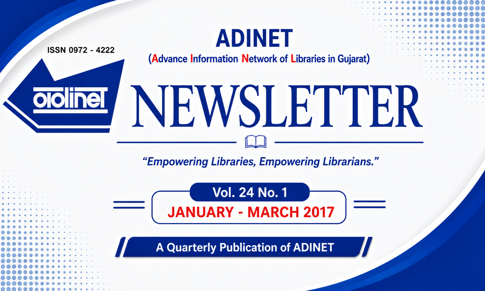 ADINET Newsletter January-March 2017