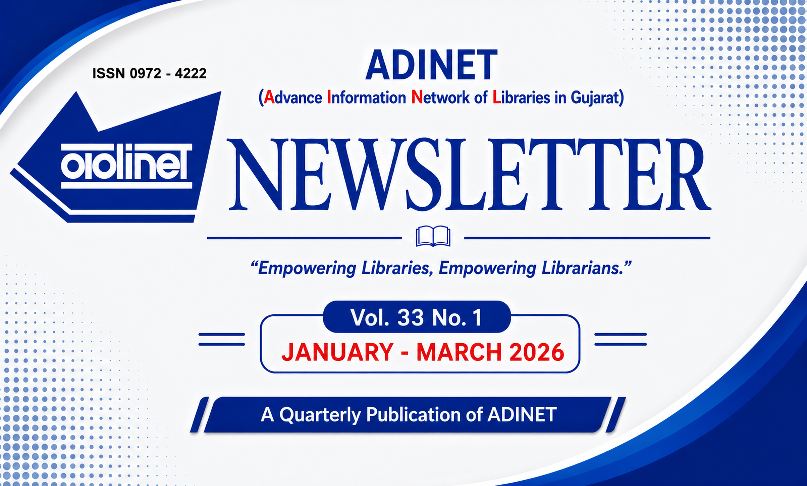 ADINET Newsletter January - March 2026